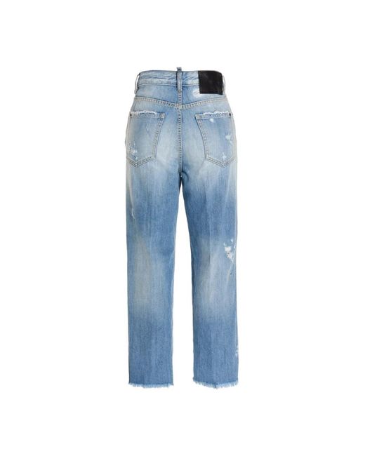 DSquared² Blue Straight Jeans