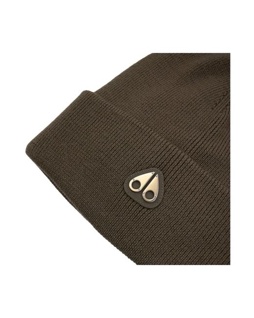Moose Knuckles Green Parnis Beanie