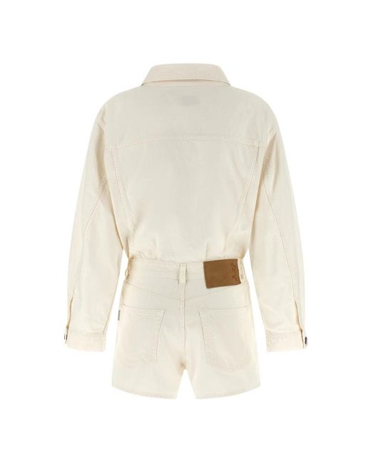 Haikure Jumpsuits & Playsuits ,Wit ,Katoen Elle Authentic Lax Jumpsuit in het White
