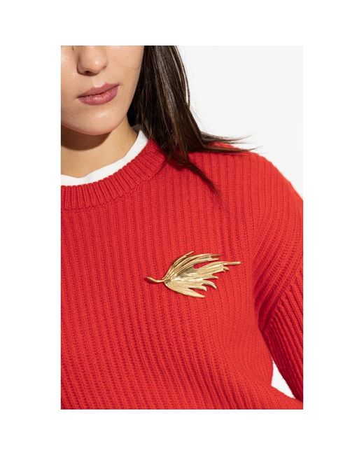 Brooches Jil Sander de color Metallic