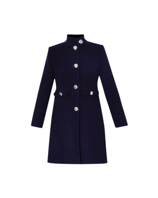 Single-Breasted Coats di Liu Jo in Blue