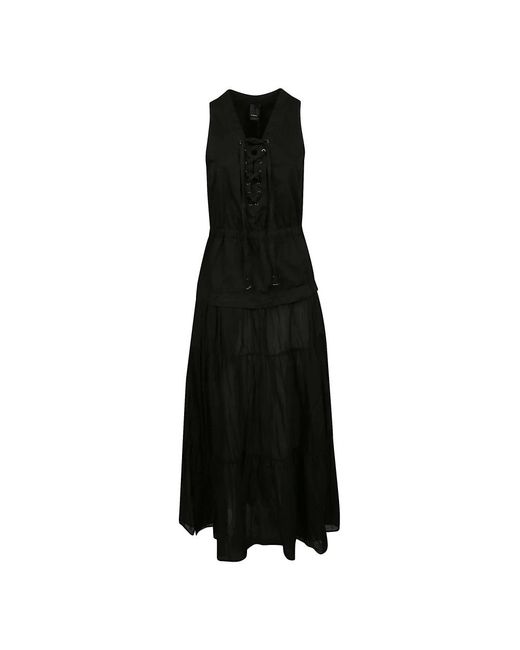 Pinko Black Maxi Dresses