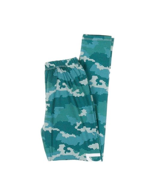 DOLLY NOIRE Blue Camo Grüne Damen Leggings