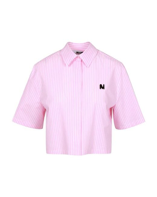 MSGM Pink Shirts