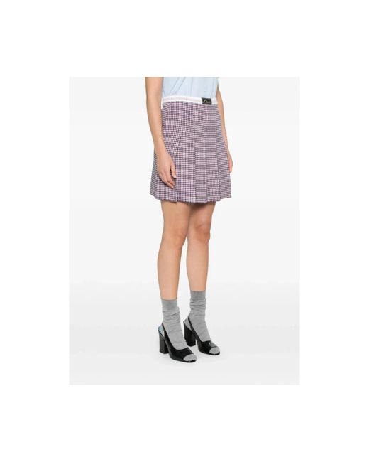 Marni Purple Short Skirts