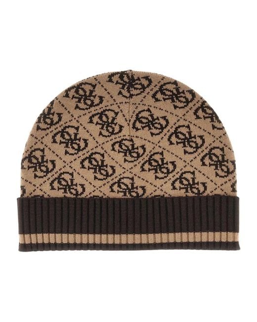 Beanies Guess de hombre de color Brown