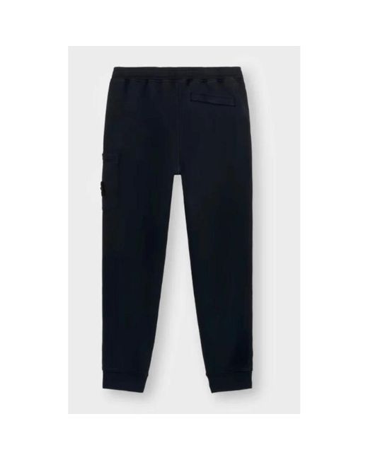 Stone Island Blue Sweatpants for men