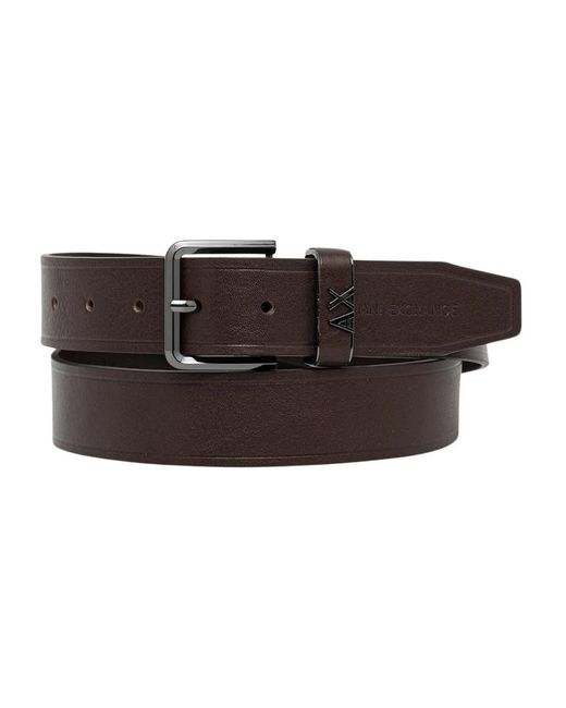 ARMANI EXCHANGE Ledergürtel in Brown für Herren