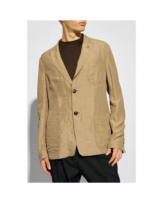 Jackets > blazers Giorgio Armani pour homme en coloris Natural