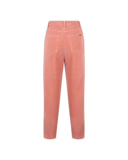 Peserico Red Cropped Trousers