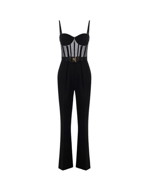 Jumpsuits Elisabetta Franchi de color Black