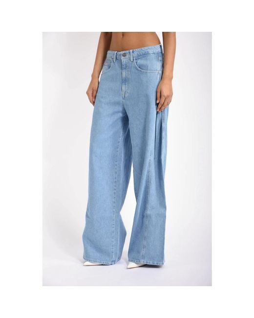 Dondup Blue Wide Jeans