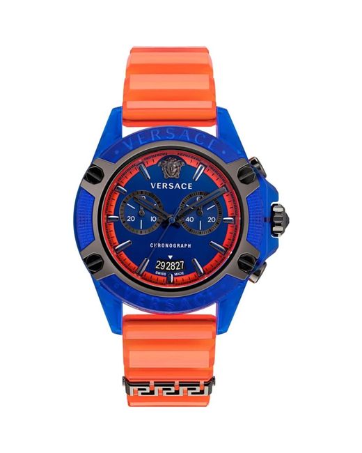 Sport chrono active icon orologio di Versace in Blue