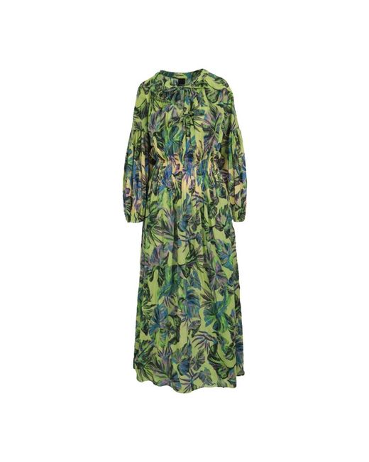 Pinko Green Maxi Dresses