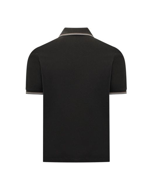 Emporio Armani Black Polo Shirts for men