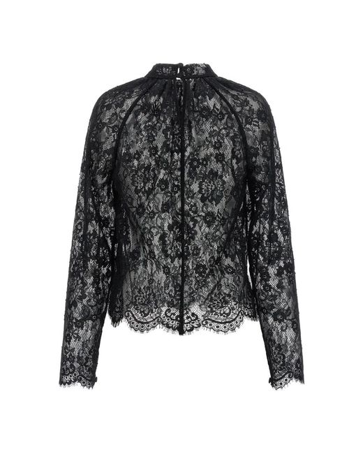 Blouses Self-Portrait de color Black