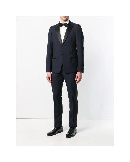 Prada Blue Single Breasted Suits for men