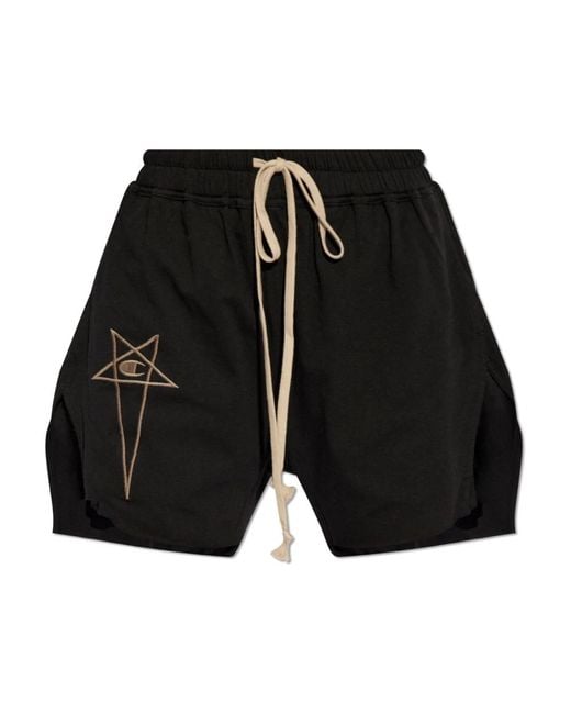 Shorts > short shorts Rick Owens en coloris Black
