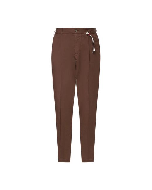 Santaniello Brown Chinos for men