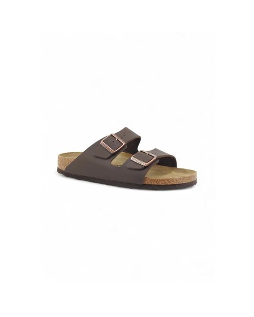 Birkenstock Sliders in het Brown