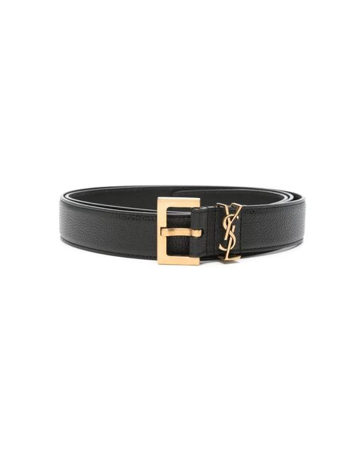Belts Saint Laurent de hombre de color Black