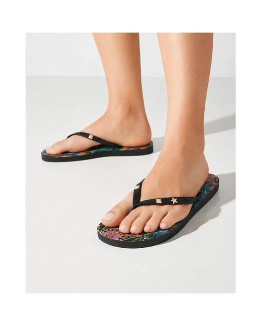 Flip Flops Camilla en coloris Black