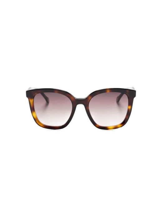 Carolina Herrera Brown Sunglasses