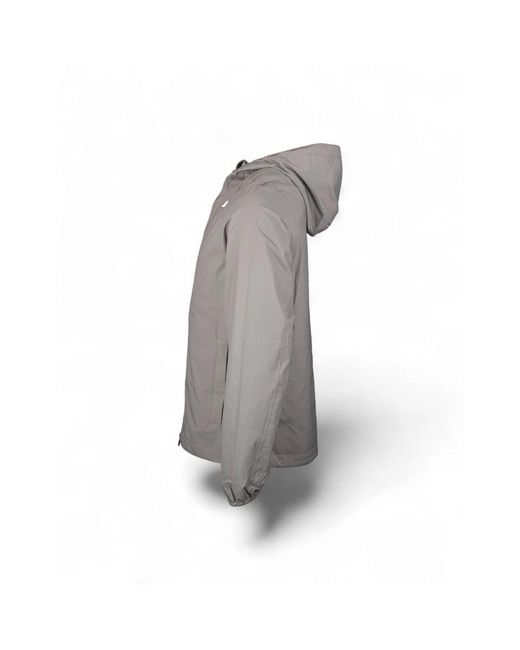 K-Way Gray Light Jackets for men