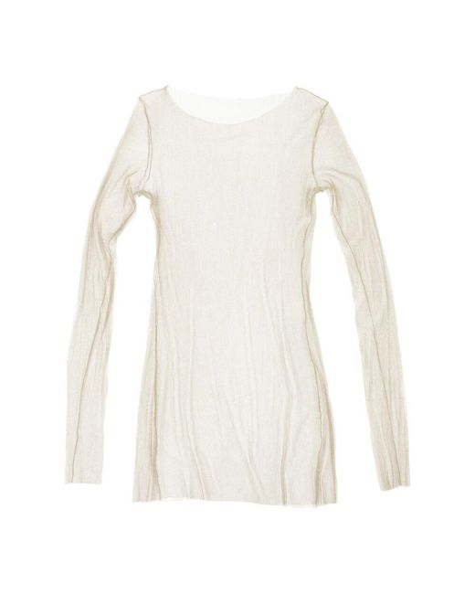 Cortana White T De Tul, Top Elfenbein Blass