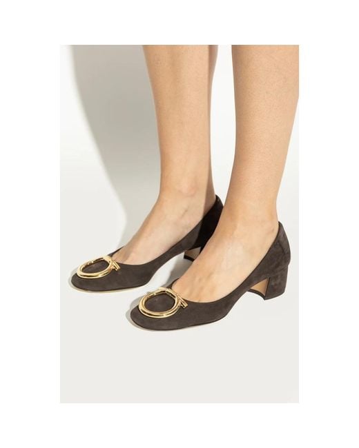 Ferragamo Black Pumps