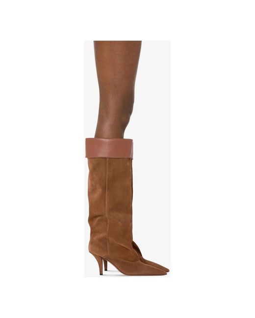 Heeled Boots Paris Texas de color Brown