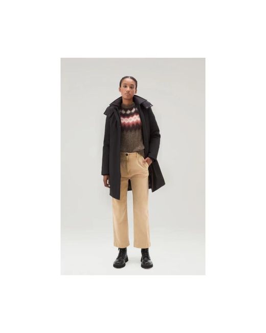 Softshell trench di Woolrich in Black