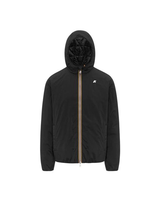K-Way Black Light Jackets for men