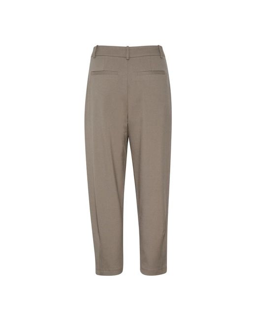 Kaffe Gray Tapered Trousers