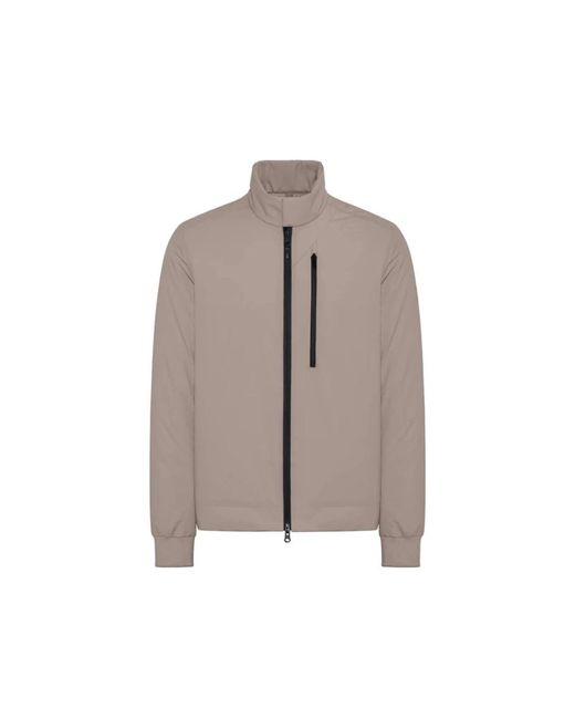 DUNO Brown Light Jackets for men