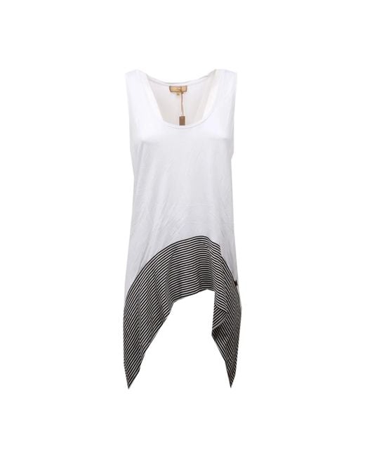 Fay Gray Sleeveless Tops