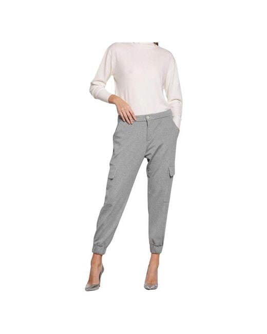 Mason's Gray Tapered Trousers