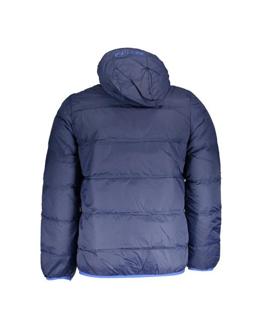 La Martina Blue Winter Jackets for men
