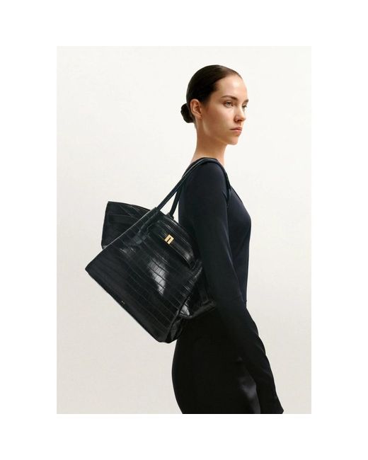 JW PEI Black Shopping Bags