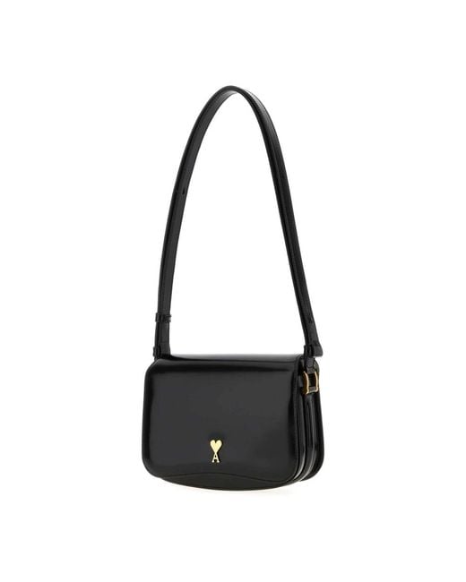 AMI Black Shoulder Bags