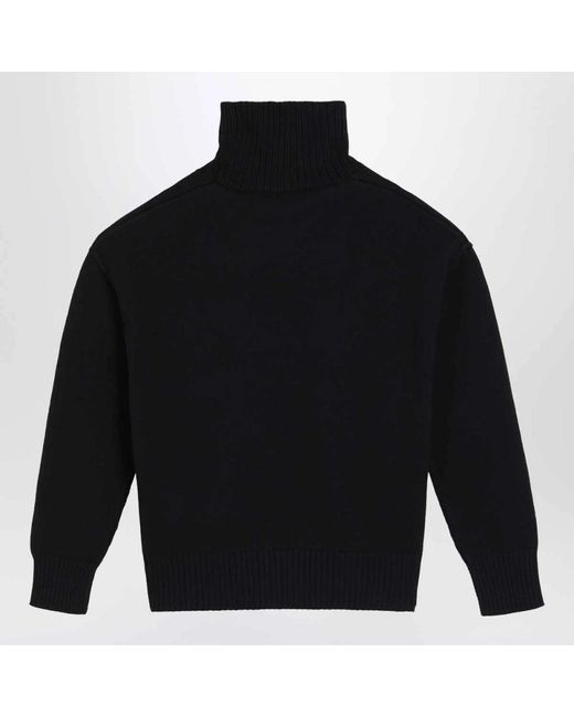 Turtlenecks AMI de hombre de color Black