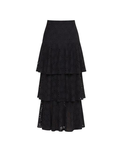 Maxi Skirts ACTUALEE de color Black