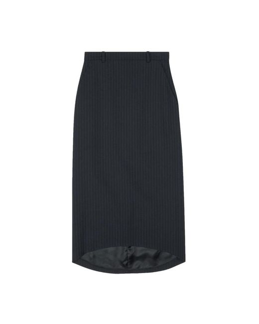 Balenciaga Blue Midi Skirts