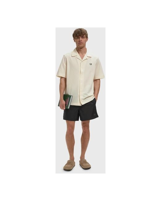 Beachwear Fred Perry de hombre de color Black