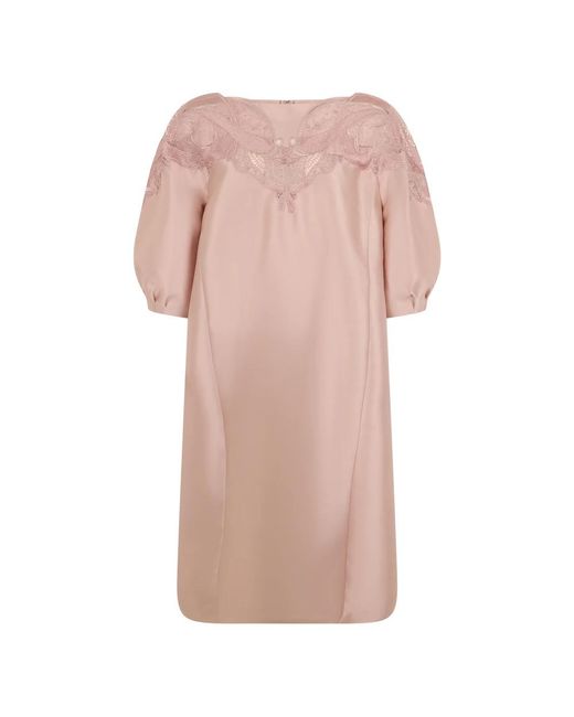 Alberta Ferretti Pink Short Dresses