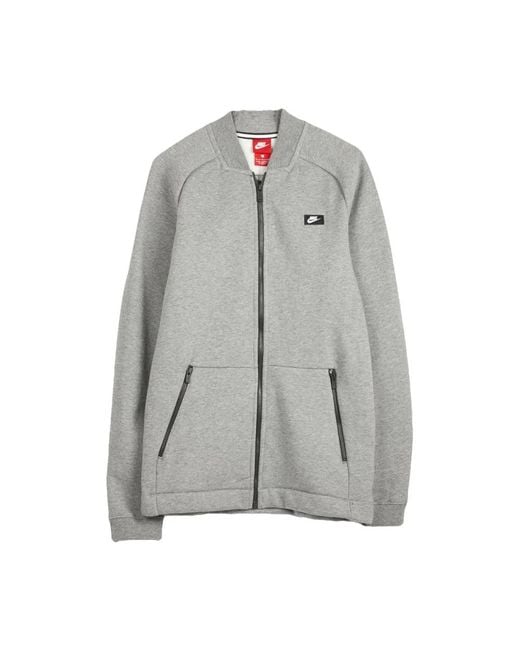 Nike Gray Zip-Throughs for men