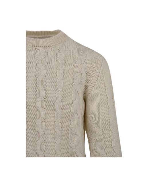 Akep Cremefarbener pullover in Gray für Herren