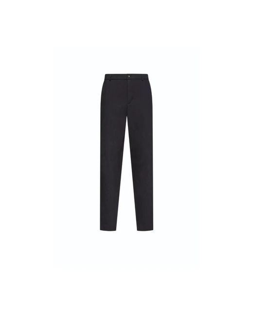 Moncler Black Straight Trousers for men