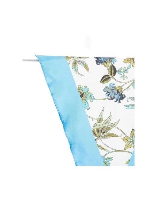 Fay Blue Silk Scarves