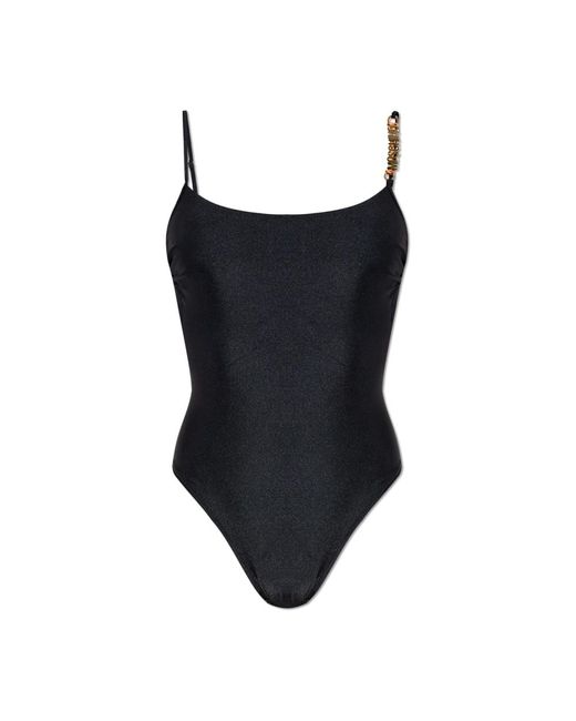 One-Piece Moschino de color Black